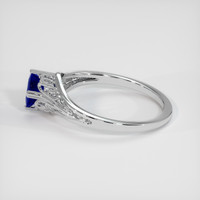 0.60 Ct. Sapphire Ring, 14K White Gold 4