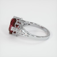 4.11 Ct. Ruby Ring, 18K White Gold 4