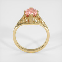 1.72 Ct. Padparadscha Sapphire Ring, 14K Yellow Gold 3