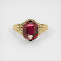 4.11 Ct. Ruby Ring, 14K Yellow Gold 1