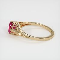 0.85 Ct. Ruby Ring, 14K Yellow Gold 4