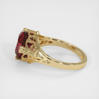 4.11 Ct. Ruby Ring, 18K Yellow Gold 4