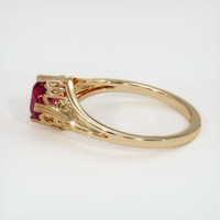 0.96 Ct. Ruby Ring, 18K Yellow Gold 4