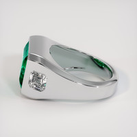 5.81 Ct. Emerald Ring, Platinum 950 4