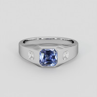 1.84 Ct. Violet Sapphire Ring, Platinum 950 1