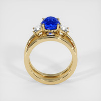 2.54 Ct. Color Change Sapphire Ring, 14K Yellow Gold 3