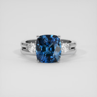 4.62 Ct. Blue Sapphire Ring, Platinum 950 1