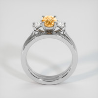 2.00 Ct. Padparadscha Sapphire Ring, Platinum 950 3