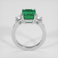 3.64 Ct. Emerald Ring, Platinum 950 3