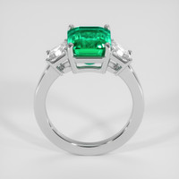 3.58 Ct. Emerald Ring, 18K White Gold 3