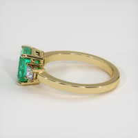 1.83 Ct. Emerald Ring, 18K Yellow Gold 4