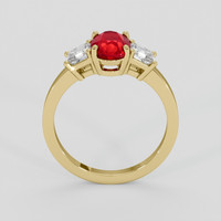 1.61 Ct. Ruby Ring, 14K Yellow Gold 3