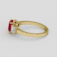 1.61 Ct. Ruby Ring, 14K Yellow Gold 4