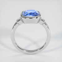 3.97 Ct. Blue Sapphire Ring, Platinum 950 3