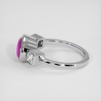 6.30 Ct. Purple Sapphire Ring, Platinum 950 4