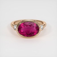 3.99 Ct. Gemstone Ring, 14K Rose Gold 1