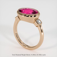 3.99 Ct. Gemstone Ring, 14K Rose Gold 2