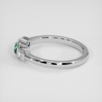 0.58 Ct. Alexandrite Ring, 14K White Gold 4