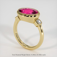 3.99 Ct. Gemstone Ring, 14K Yellow Gold 2