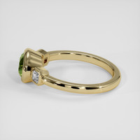 1.60 Ct. Yellowish Green Sapphire Ring, 14K Yellow Gold 4