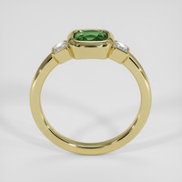 0.97 Ct. Green Sapphire Ring, 14K Yellow Gold 3