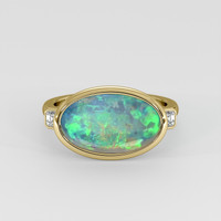 3.98 Ct. Gemstone Ring, 18K Yellow Gold 1