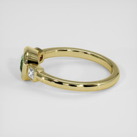 0.97 Ct. Green Sapphire Ring, 18K Yellow Gold 4