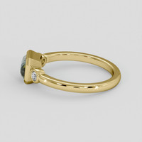 1.70 Ct. Bi Color Sapphire Ring, 10K Yellow Gold 4