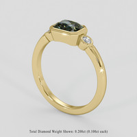 1.70 Ct. Bi Color Sapphire Ring, 14K Yellow Gold 2