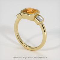 2.53 Ct. Sapphire Ring, 14K Yellow Gold 2