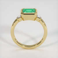 1.44 Ct. Emerald Ring, 18K Yellow Gold 3