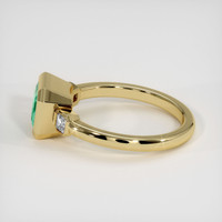 1.44 Ct. Emerald Ring, 18K Yellow Gold 4