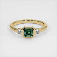 0.95 Ct. Sapphire Ring, 18K Yellow Gold 1