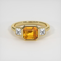 2.53 Ct. Sapphire Ring, 18K Yellow Gold 1