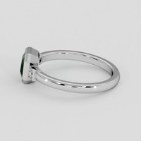 0.85 Ct. Bluish Green Sapphire Ring, Platinum 950 4