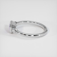 0.74 Ct. Purple Sapphire Ring, Platinum 950 4