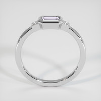 0.44 Ct. Purple Sapphire Ring, 14K White Gold 3