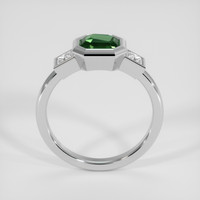 1.10 Ct. Bluish Green Sapphire Ring, 14K White Gold 3
