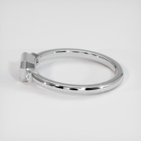 0.44 Ct. Purple Sapphire Ring, 18K White Gold 4