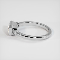 1.55 Ct. Sapphire Ring, 18K White Gold 4