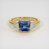 2.07 Ct. Sapphire Ring, 14K Yellow Gold 1