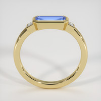 1.08 Ct. Blue Sapphire Ring, 14K Yellow Gold 3