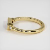 1.08 Ct. Blue Sapphire Ring, 14K Yellow Gold 4