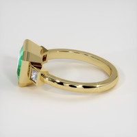 1.83 Ct. Emerald Ring, 18K Yellow Gold 4