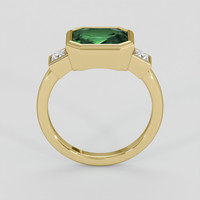 2.10 Ct. Emerald Ring, 18K Yellow Gold 3