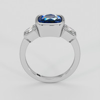 2.97 Ct. Bi Color Sapphire Ring, Platinum 950 3