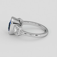 2.97 Ct. Bi Color Sapphire Ring, Platinum 950 4