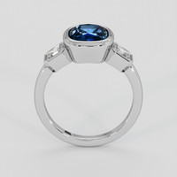 2.75 Ct. Blue Sapphire Ring, Platinum 950 3