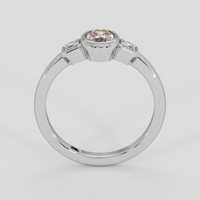 0.73 Ct. Bi Color / Parti Sapphire Ring, Platinum 950 3