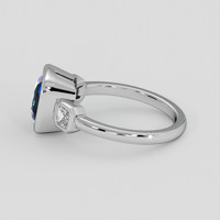 2.97 Ct. Bi Color Sapphire Ring, 10K White Gold 4